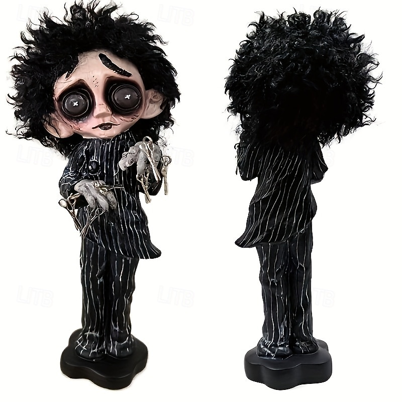 Creative Skull Figurines Festival Skull Funny Dress Up Decor Halloween Scene Layout rResin Crafts2