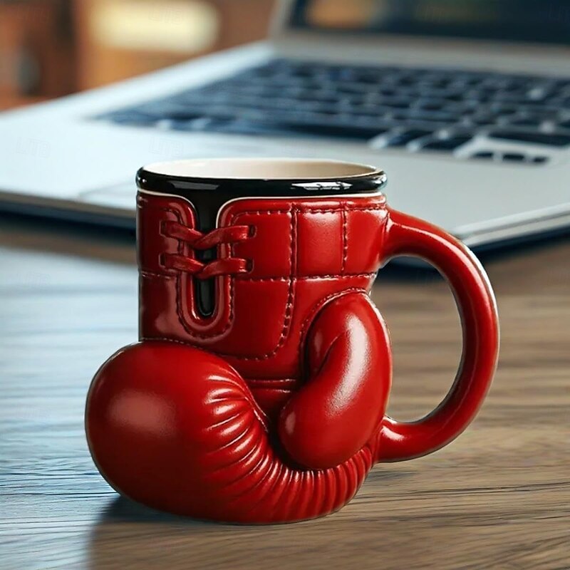 Boxing Glove Mug, Funny Resin Stainless Steel Coffee Cup for Home, Unique Boxer Gift for Men, Boxing Lovers Novelty Drinkware2