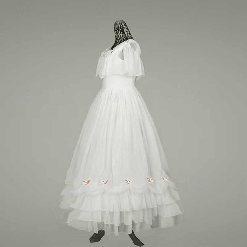 Rococo Victorian Ball Gown Party Costume Masquerade Prom Dress Bridal Fancy Dress Women's Masquerade Carnival Wedding Party Adults' Dress3