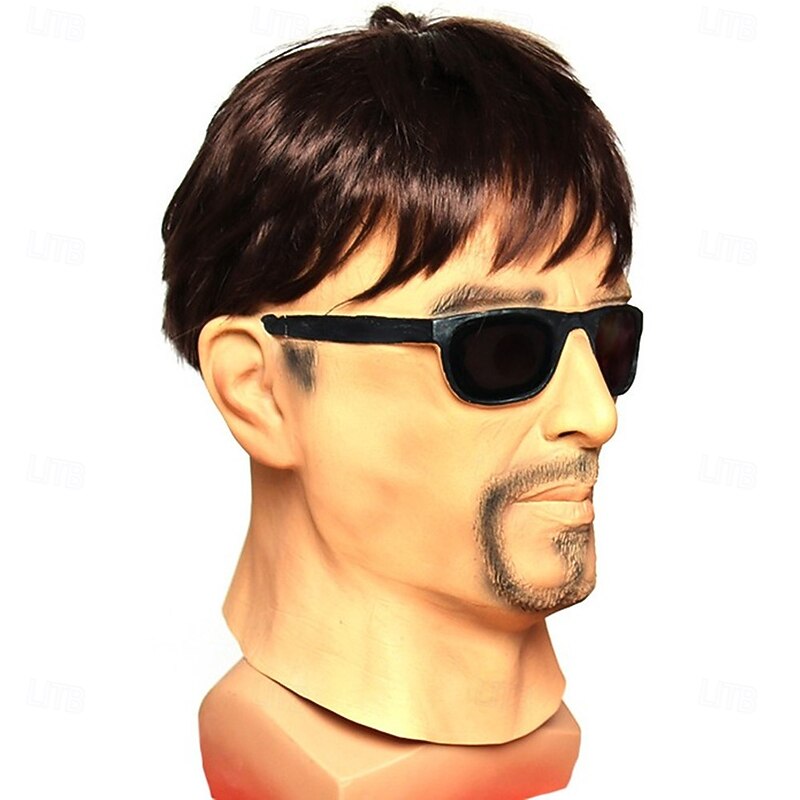 Celebrity Style Halloween Mask Realistic Mask Horror Scary Full Face Adults' Men's Women's Unisex Halloween Carnival Performance Party Easy Halloween Costumes Dress Up2