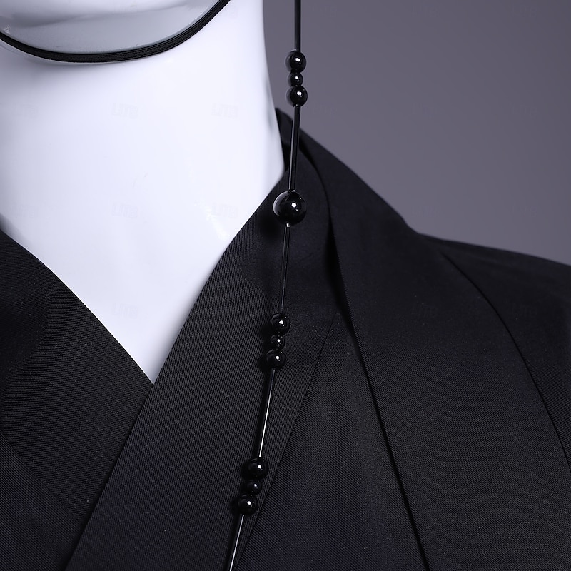 Korean Idol Inspired Pop Star Costume Hanbok Fancy Dress Korean Traditional Virtual Idol Movie Cosplay for Men's Adults Halloween Carnival Performance Comic Con Anime Expo4