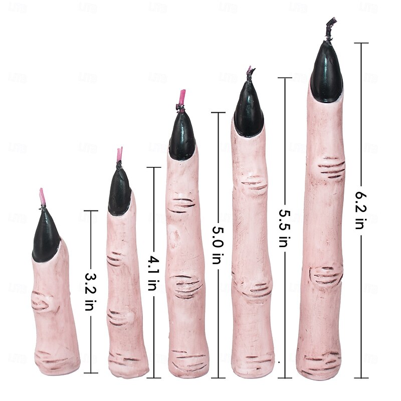 Halloween Spooky Finger Candles Ideal for Halloween Decorations & Themed Parties3