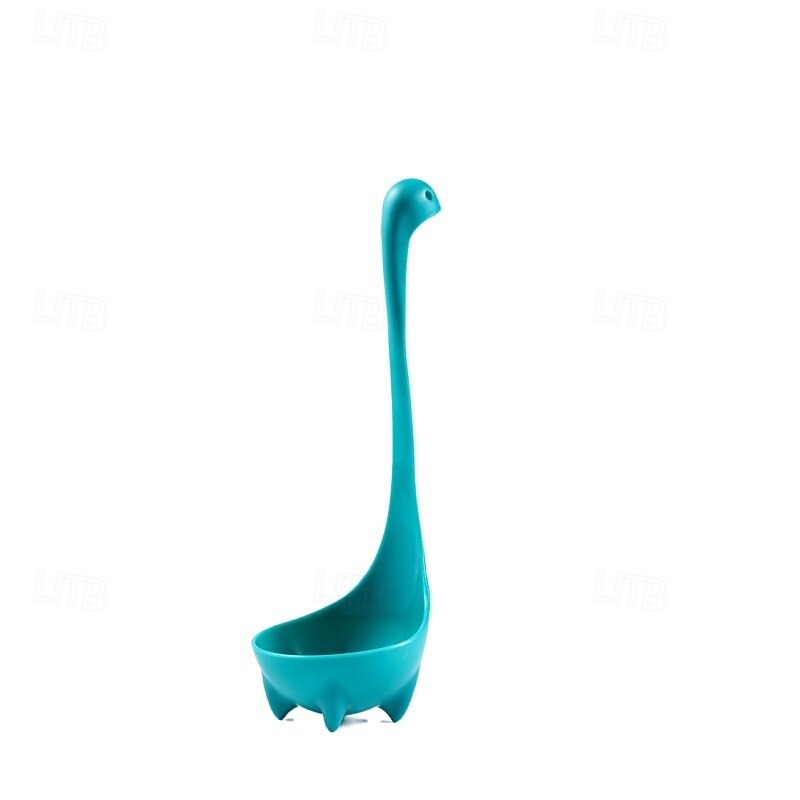 Loch Ness Monster Spoon, Cartoon Food-Grade Plastic Spoon, Fun Kitchen Tool for Kids and Adults2