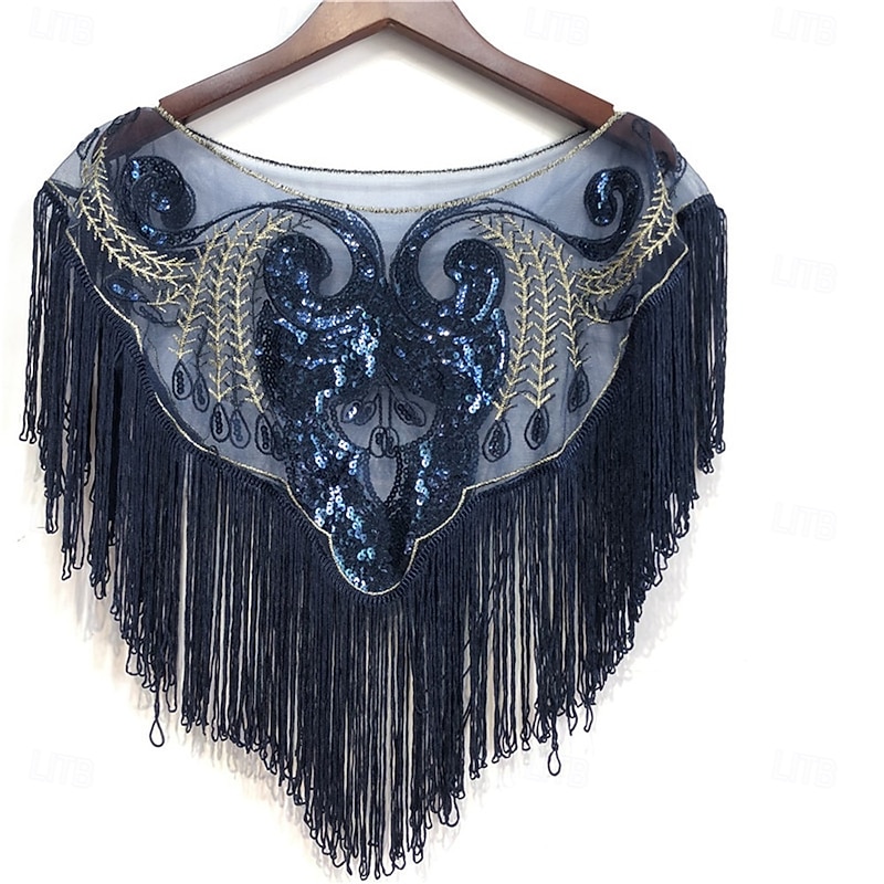 Women's Wrap Elegant Sun Protection Sleeveless Sequined Wedding Wraps With Sequin For Wedding Summer