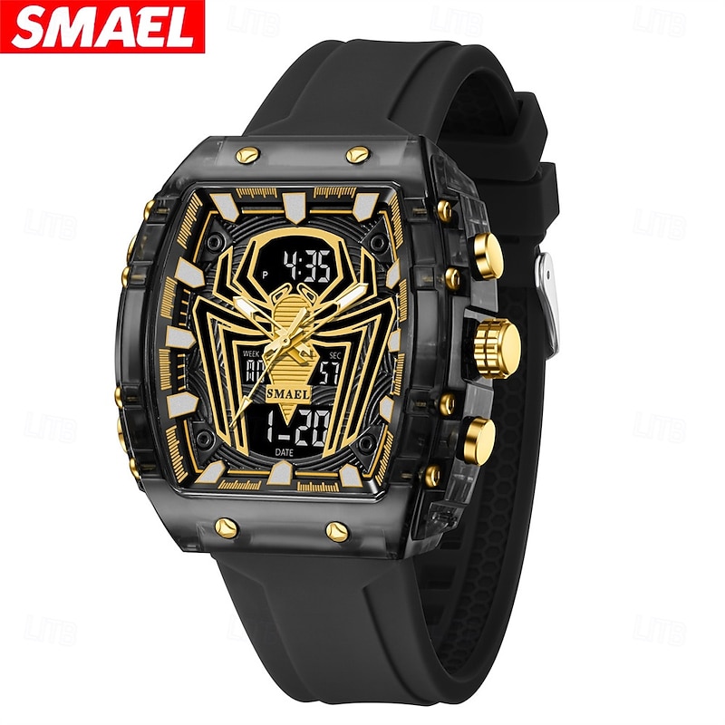 SMAEL Brand 8116 Waterproof Dropshipping Watch Alarm Clock Luminous Young Fashion business Quartz Sport Wristwatches