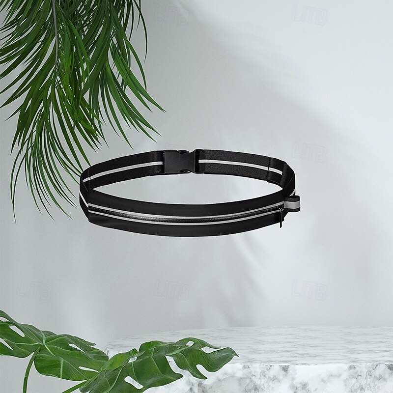 Waist Pouch Bag Running Belt Fanny Pack Sport Waist Pack for Marathon Jogging Running Sports Bag Lightweight Anti-theft Water Resistant Reflective Strip Tactel Men's Women's Running Bag2