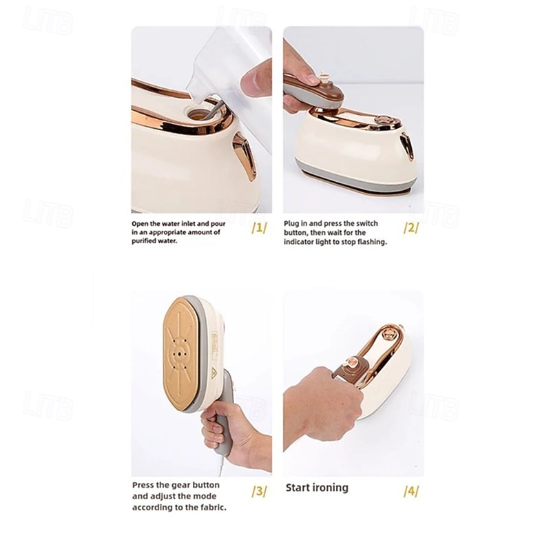 Wet and Dry Small Spray Steam Iron Portable Mini Portable Ironing Machine4