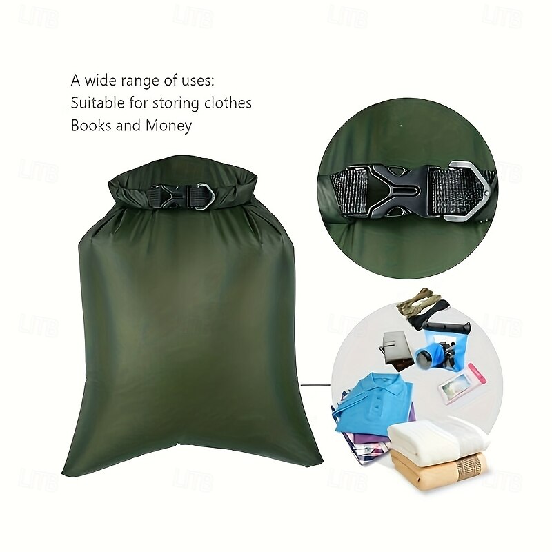 6pcs storage bags High-Quality Lockable bag suitable for outdoor camping hiking ultra light equipment travel essentials gym and travel - durable and sealed storage bag Mixed Colors2