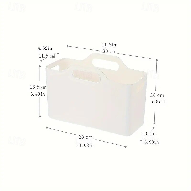 3-Pack Contemporary Rectangular Soft Storage Bins - Multipurpose Kitchen Sink Organization, Japanese Style Cleaning Supplies & Bathroom Organizer Baskets with Open Top, Easy to Clean, Durable, and Versatile4