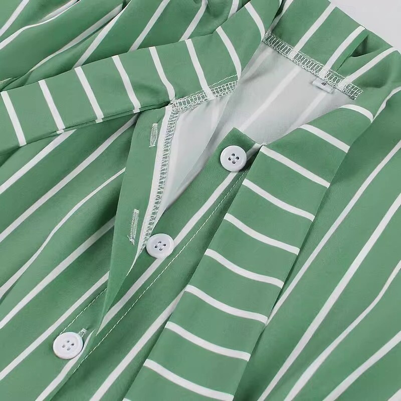 Retro Vintage 1950s Rockabilly Midi Swing Dress Flare Dress Shirt Dress Fit and Flare Plaid Fancy Dress Women's Masquerade Vacation Casual Retro Theme Party Adults Dress Spring & Summer3