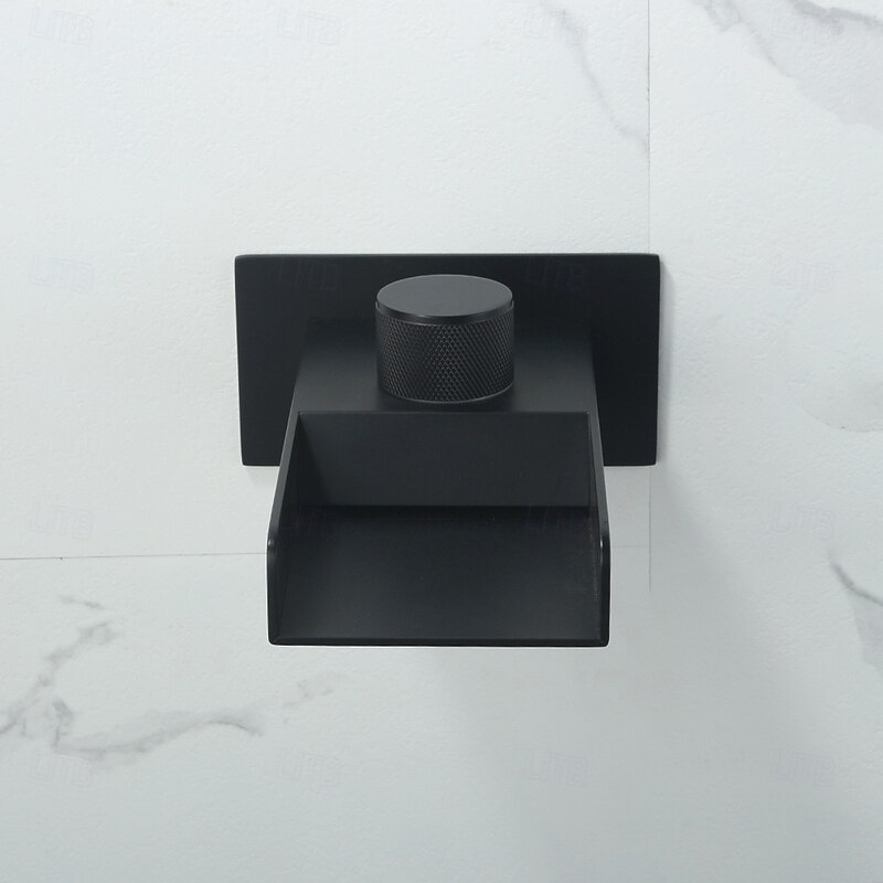 Bathroom Sink Faucet - Wall Mount / Waterfall Painted Finishes Wall Mounted Wall mountedBath Taps