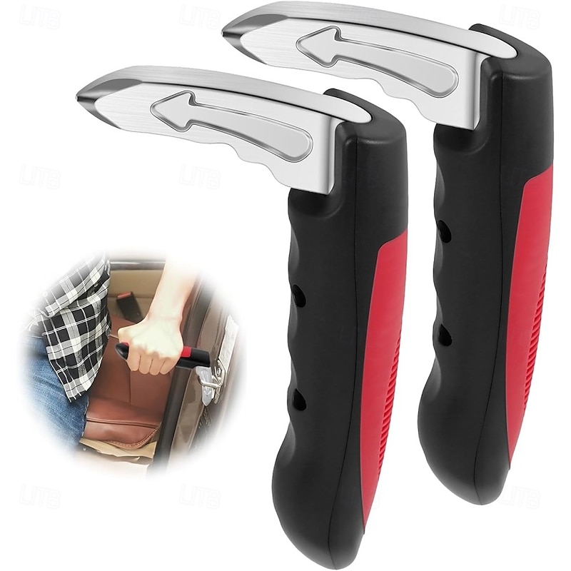 1pc/2pcs Multifunctional Car Door Auxiliary Handle Ergonomic Design with Non-Slip Grip for Elderly and Disabled Universal Fit for Most Vehicles