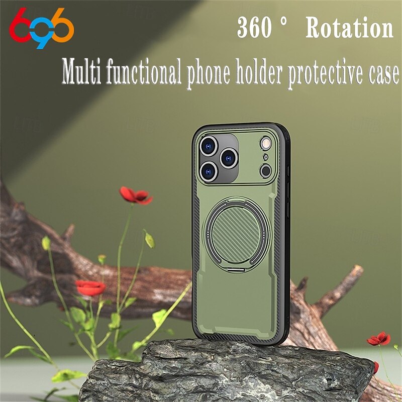 Phone Case For iPhone 17 Pro Max 17 Air 16 15 14 Pro Max 15 14 Pro Max 13 12 Pro Max Mini Bumper Frame for Women Girl Kickstand Shockproof TPU Acrylic PC4