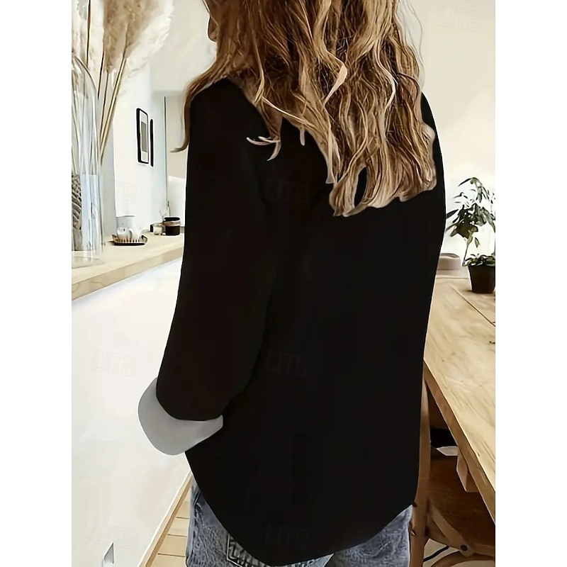 Halloween Women's Shirt Skulls Print Button Down Tunic Shirt Collar Long Sleeve Graphic Vintage Tropical Daily Regular Tops Work Daily Holiday s Print Red / black Black White Orange Green Spring2