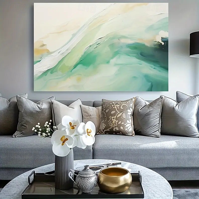 1pcs Modern Abstract Canvas Art Print Living Room and Bedroom Frameless Wall Decor Poster Large Canvas Wall Art
