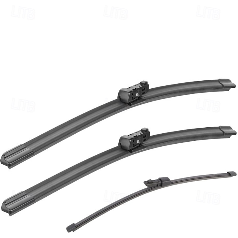 Windshield Wiper Blades Replacement for VW Volkswagen Golf 6/7/8 Premium All Weather Front Rear Wipers Set - OEM Quality
