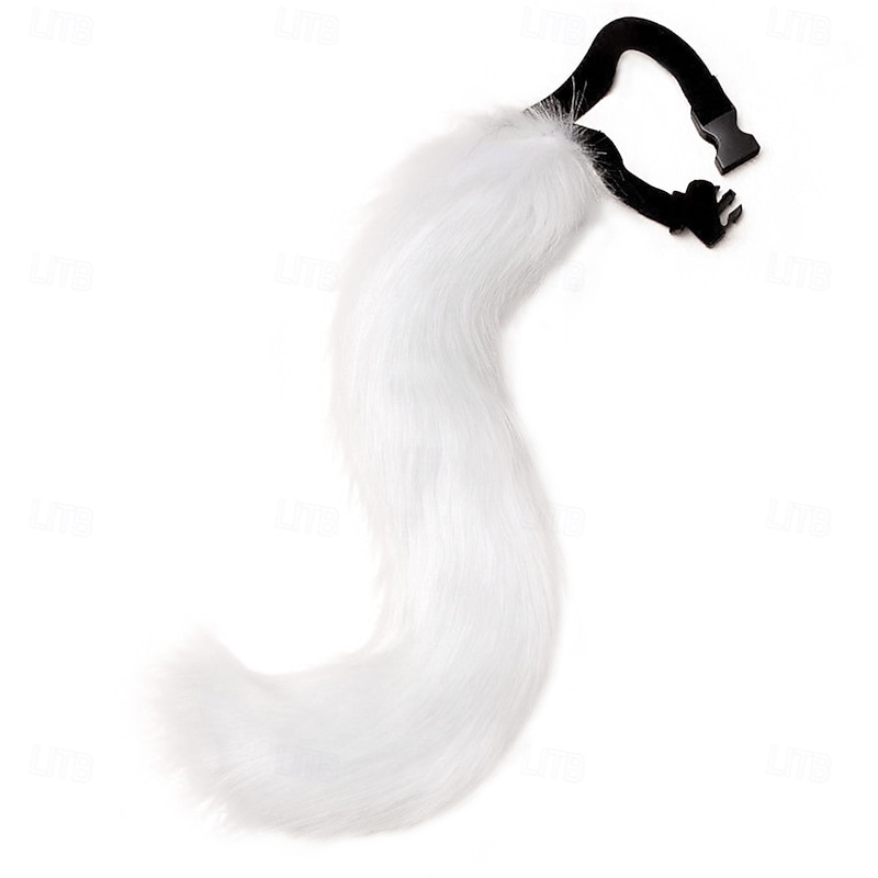 Bendable Fox Tail for Cosplay – Handmade Realistic Animal Tail, Adjustable for Halloween, Party, Role Play, and Costume Accessories2
