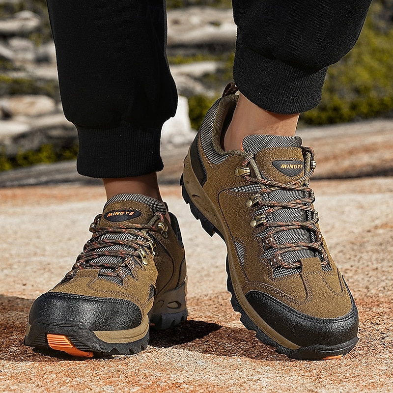 Men's Outdoor Hiking Shoes with Breathable Mesh, Non-Slip Trail Sneakers for Trekking, Camping & Adventure Travel3