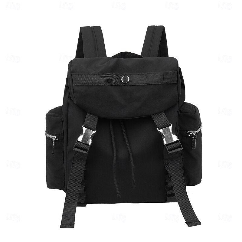 Trendy Flap Top Backpack for Teen Girls – Lightweight Casual School Bag with Buckle Straps for Back to School & Daily Use2