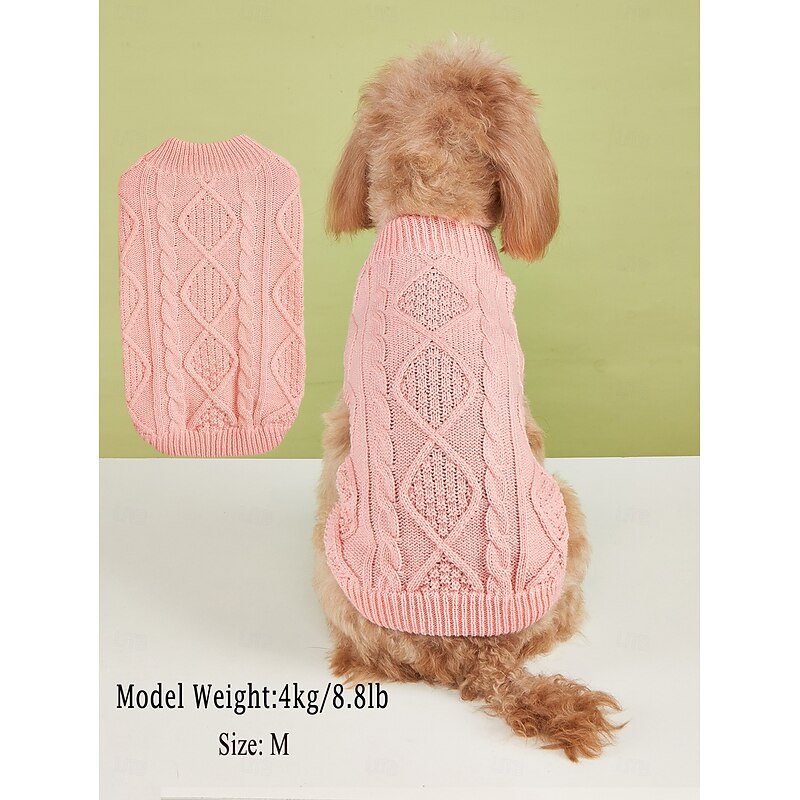Dog Coat Sweater Dog Costume Casual Simple Style Winter Soft Washable Fashion Comfortable Thick Outdoor Party Dailywear Indoor Casual Daily Dog Clothing for Beagle Bulldog Shiba Inu Cocker Spaniel Pug2