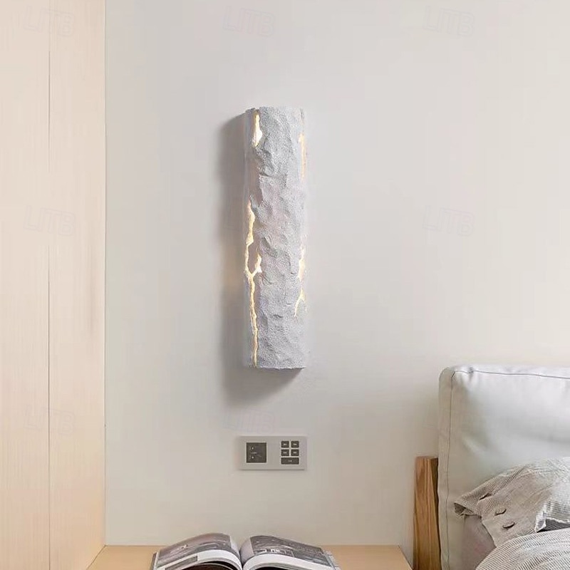 Wall Lamp, Japanese Wabi-sabi Style, Resin Bedroom, Living Room, Back Wall, Corridor, Hotel3