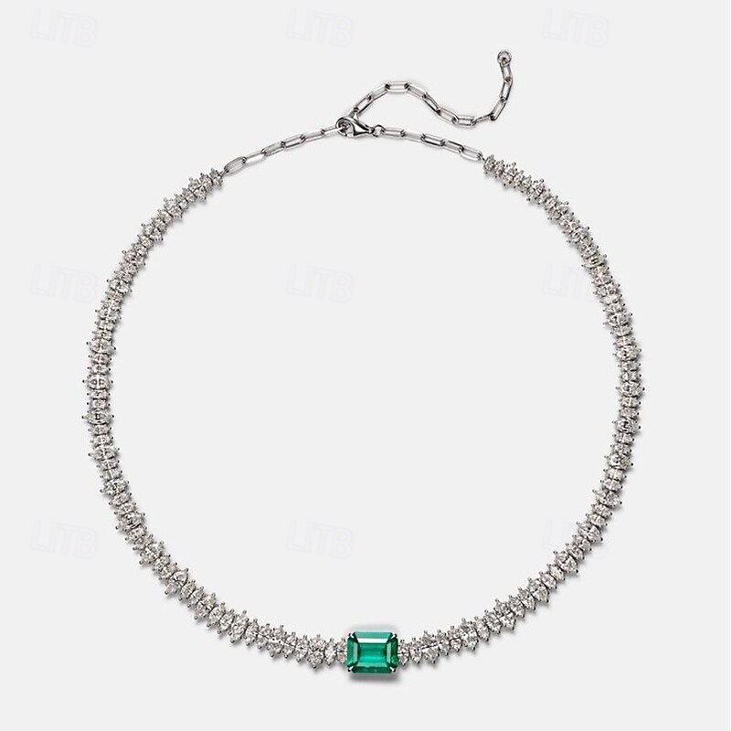 Choker Necklace Synthetic Diamond Rhinestones Women's Elegant Vintage Classic Wedding Circle Necklace For Wedding Party Daily4