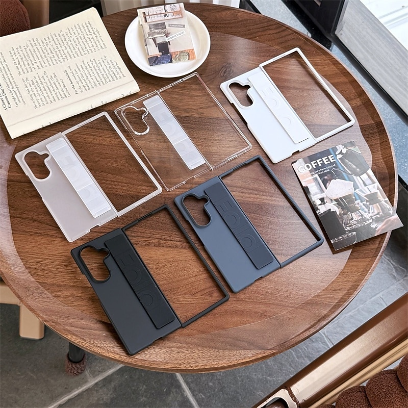 Phone Case For Samsung Galaxy Z Fold 7 Z Fold 6 Z Fold 5 Z Fold 4 Z Fold 3 Back Cover Shockproof Retro PC