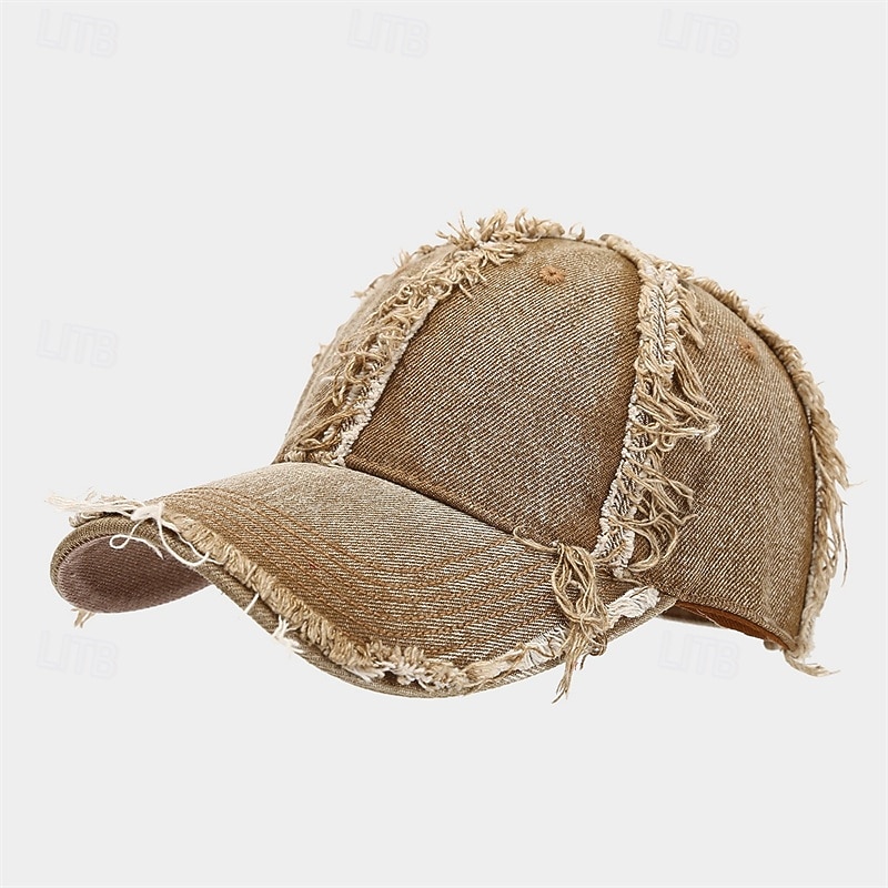 Men's Baseball Cap Sun Hat Trucker Hat Black Pink Denim Fashion Casual Street Daily Solid Color Adjustable Sunscreen Breathable2