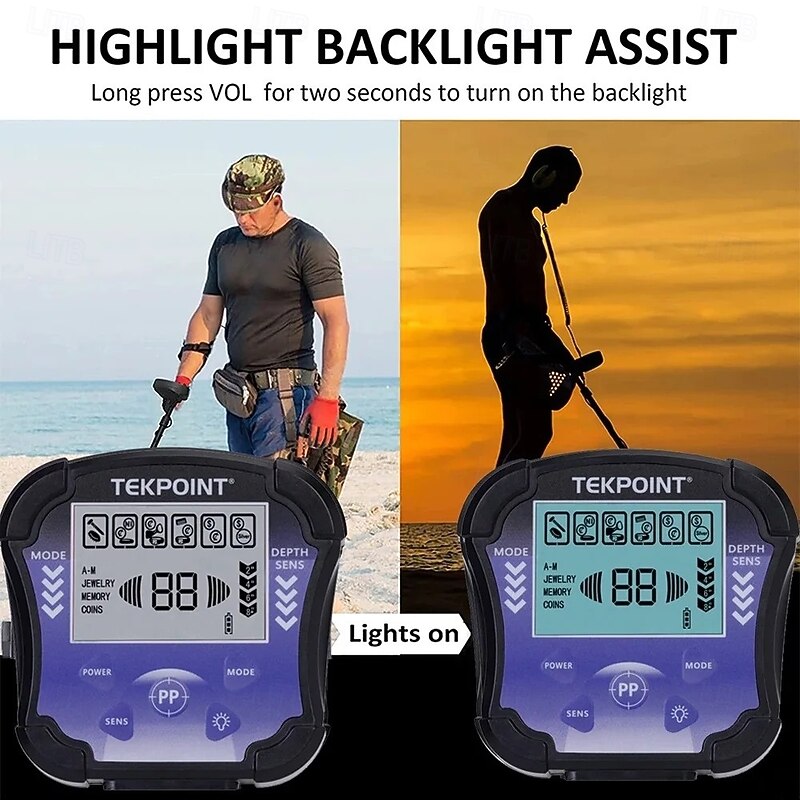 MD8010 Profession Underground Metal Detector Depth Pinpoint Detector High Sensitivity Metal Hunter Gold Digger Treasure Hunter2