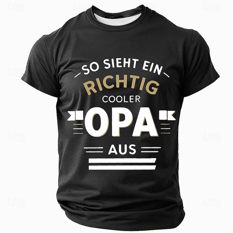 Men's Short Sleeve Graphic T-Shirt for Grandpa | 'That's What A Really Cool Grandpa Looks Like' Quote Tee