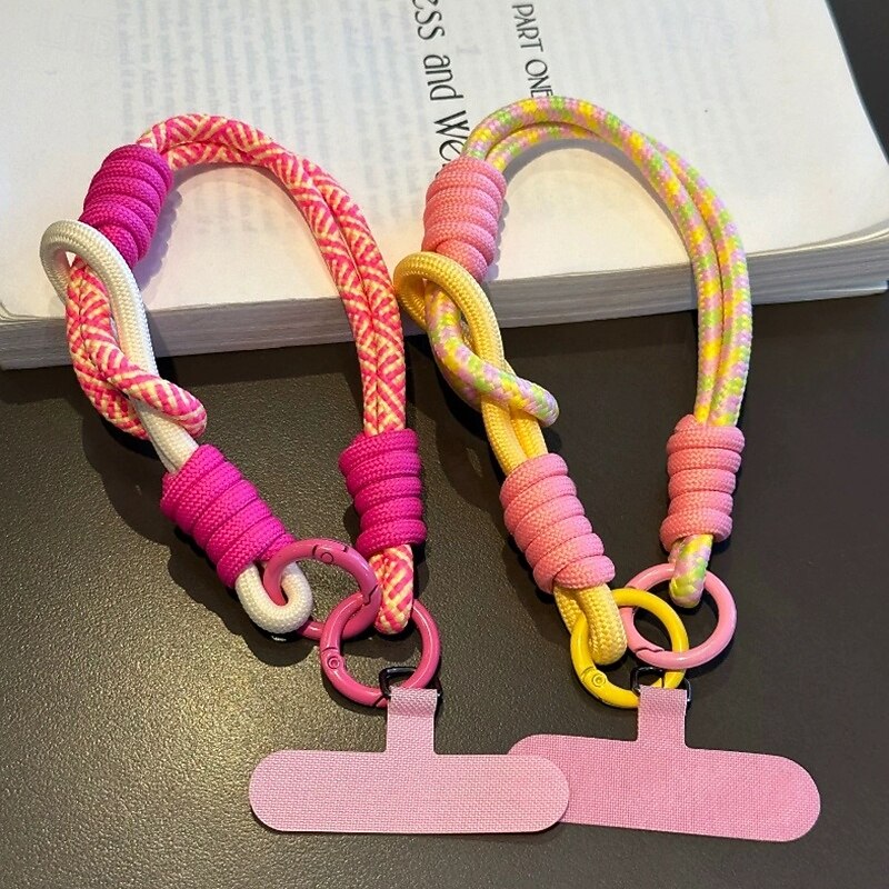 New Fashion Short Colorful Hanging Rope Handheld Wrist Rope Hanging Water Cup Outdoor Anti Loss Artifact Hanging Rope4