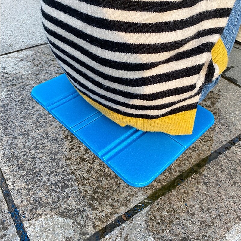 High Quality Foldable Seat Cushions Moisture-Proof Portable Outdoor Seat Pad for Camping, Fishing, Picnics, Beach, Hiking - Durable Grass & Blue, Outdoor Cushion Covers3