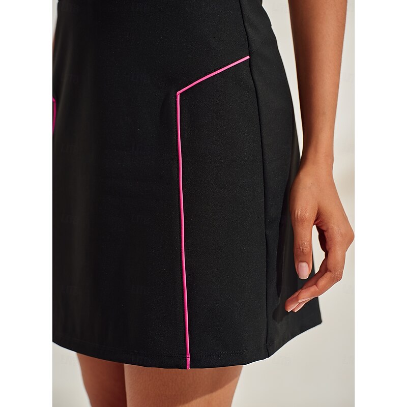 Women's Golf Skorts Black Skirt Ladies Golf Attire Clothes Outfits Wear Apparel4