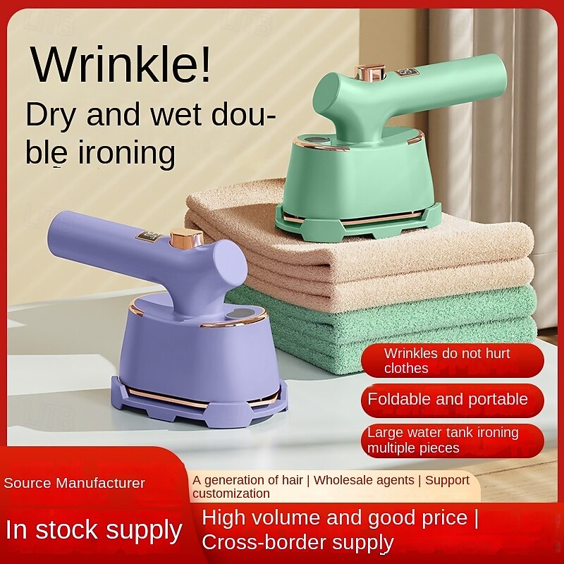 Digital Display Handheld Convenient Hanging Ironing Machine for Home Travel Dormitory Steam Hanging Ironing Machine Electric Ironing Machine
