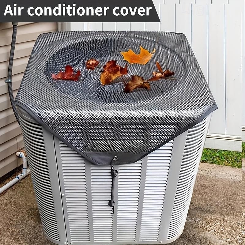 Durable Air Conditioner Protector Outdoor Cover with Resin Mesh for External Unit Protection Prevents Leaves Insects and Debris Ideal for Home Air Conditioning Systems2