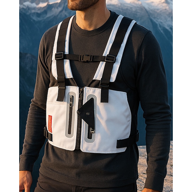 Hiking Backpack Rain Waterproof Breathable Outdoor Hiking Climbing Camping Oxford Cloth Black White