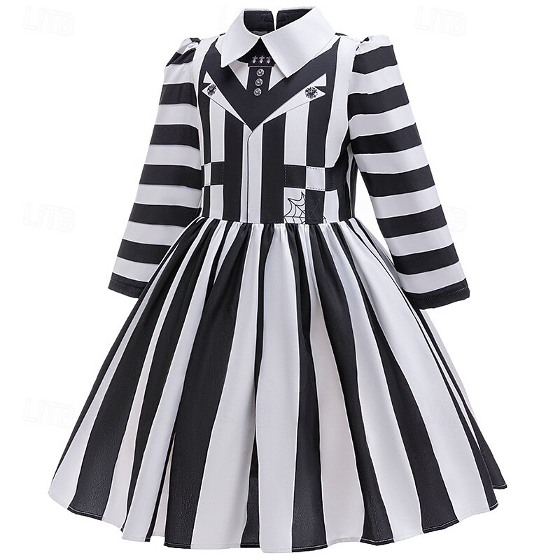 Beetlejuice Zombies Costume Fancy Dress Horror Horror Scary Costume Movie Cosplay for Women's Adults' Halloween Carnival Performance Party4