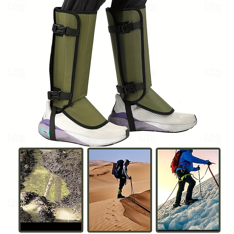 1 Pair Snake Leg Gaiters Protection for Hikers and Hunters, Hunting, Protective Leg Covers for Hiking, Climbing & Fishing, Bite Protective, Durable, Anti-Snake, Lower Leg Outdoor Gear