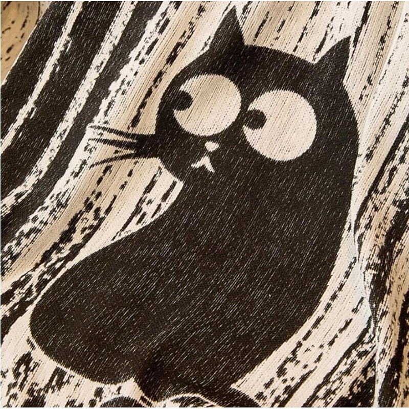 Cartoon Cat Sofa Cover For Cat Dog Paw Print Chenille Anti-Scratch Throw Couch Cover Pet Friendly4