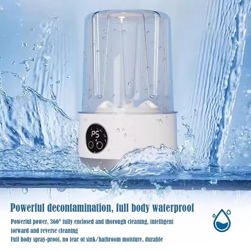 Wireless Washing Machine Portable Travel Underwear And Socks Laundry Bucket Charging Mini Clothes Washing Cup 2-speed Time4