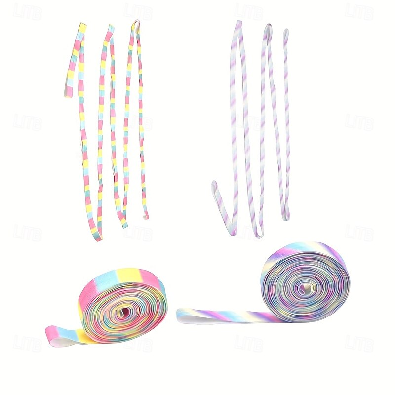 1pc Vibrant Multi-Color Jump Rope 118.11 Long Elastic Long Jump Rope for Fitness and Exercise Ideal for Family Parties and Workouts Exercise EquipmentVibrant Jump RopePolyester Fiber Rope Jump3