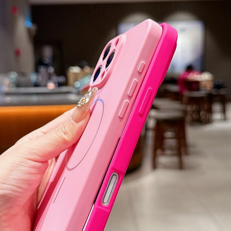 Phone Case For iPhone 17 Pro Max 17 Air 16 15 14 Pro Max Plus 13 Pro Max Back Cover with Lanyard Support Wireless Charging Shockproof Retro4