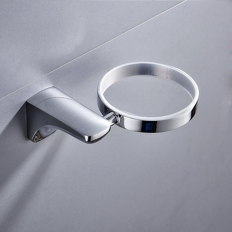 Toilet Brush Holder New Design / Creative Contemporary / Modern Stainless Steel / Zinc Alloy / Metal 1pc - Bathroom Wall Mounted4