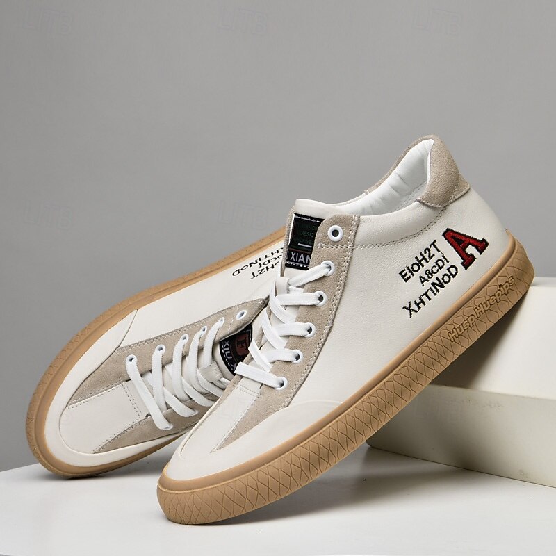 Men's Casual High-Top Sneakers with Retro Print, Stylish Canvas-Look Skate Shoes for Daily Wear & Urban Street Style4