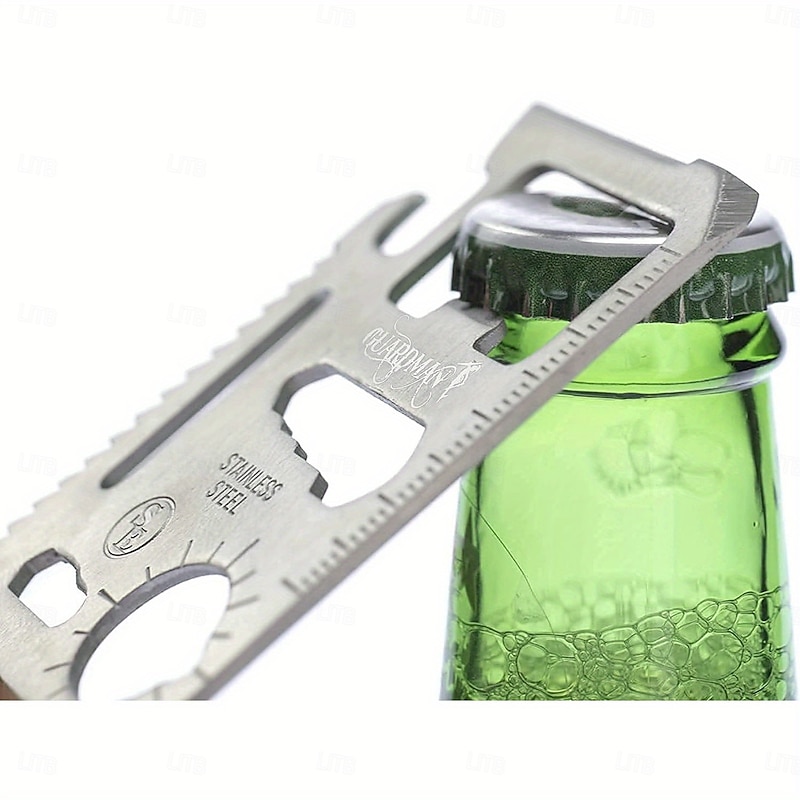 1pcs Pack 11in 1 Credit Card Multi-Tool- Multi-Tool Wallet Survival Tactical Tool with Knife, Bottle Opener and More- Dad Gift for Men2