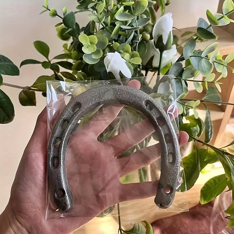 Premium Cast Iron Horseshoe for Horse Hoof Care - Durable Lightweight & Easy to Install