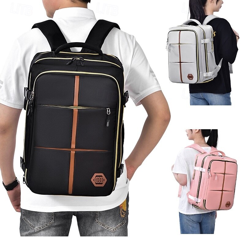 Unisex School Backpack with Laptop Compartment – Water-Resistant Bookbag for Teens and College Students, Ideal for Back to School