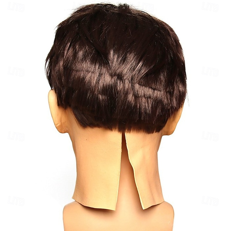 Celebrity Style Halloween Mask Realistic Mask Horror Scary Full Face Adults' Men's Women's Unisex Halloween Carnival Performance Party Easy Halloween Costumes Dress Up3