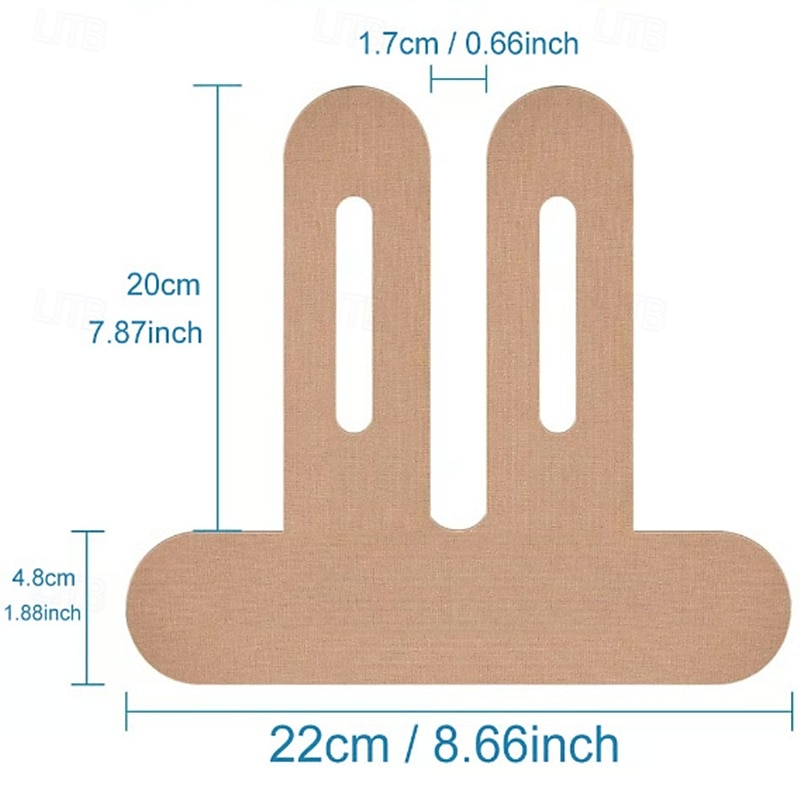 10/20pcs Precut Kinesiology Tape for Knees, Athletic Muscle Support Strips for Runners, Patella, Sports Injury Recovery, and Marathon Training3