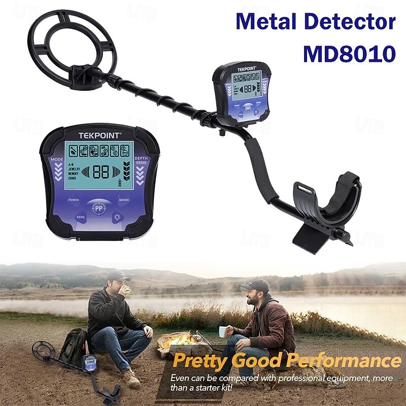 MD8010 Profession Underground Metal Detector Depth Pinpoint Detector High Sensitivity Metal Hunter Gold Digger Treasure Hunter